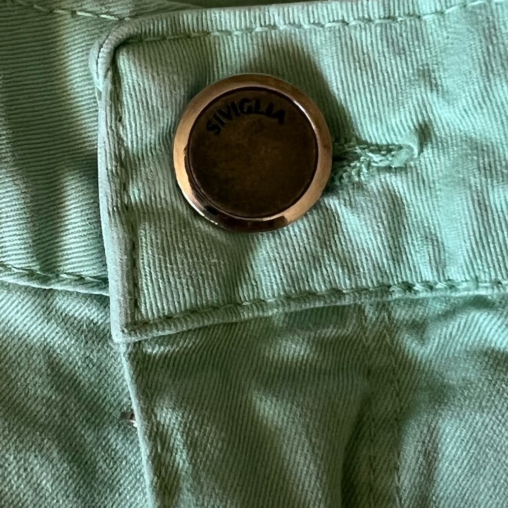 𝅺SIVIGLIA Italian straight leg summer pants - cotton jeans - Picture 7 of 8